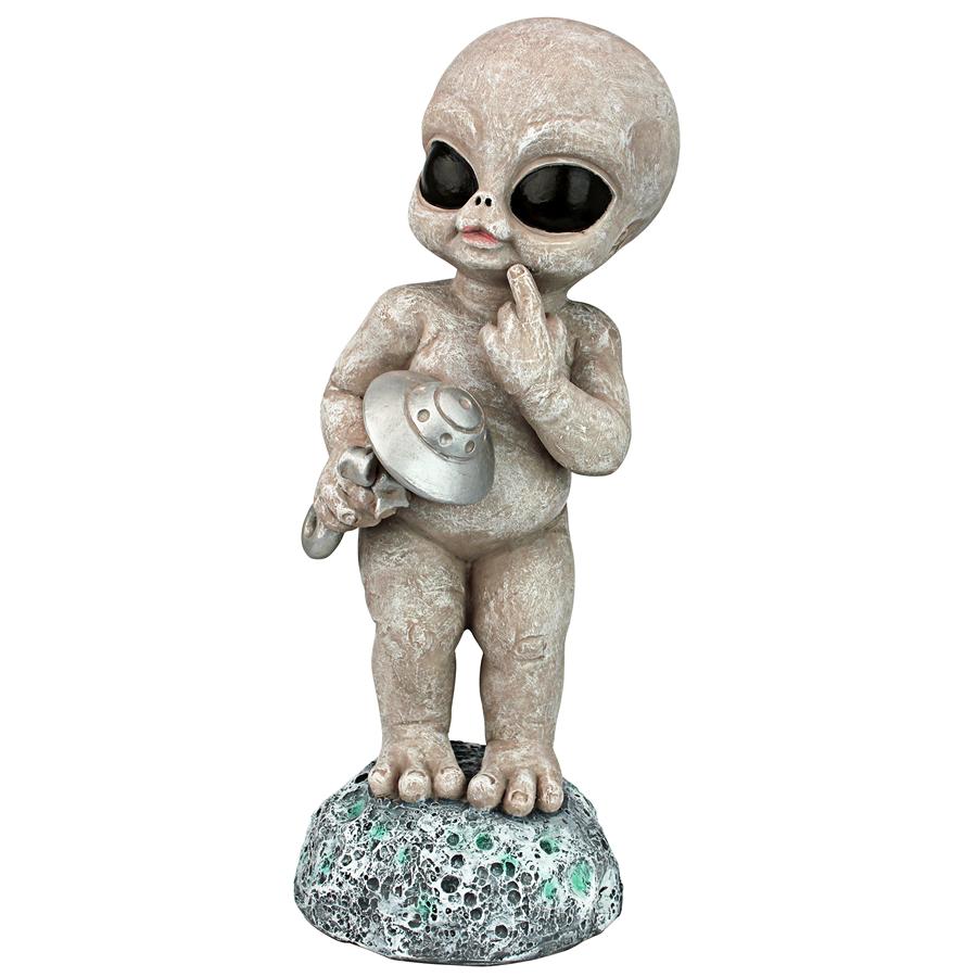 Zeta the Toddler Gray, Roswellian Baby Alien Statue