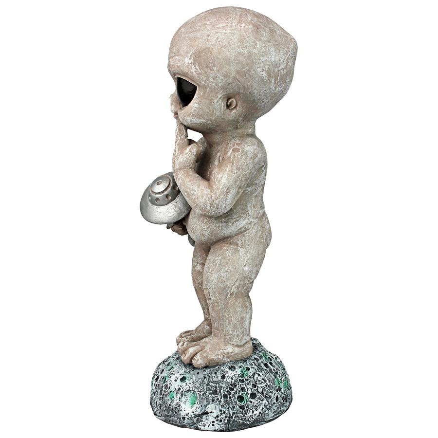 Zeta the Toddler Gray, Roswellian Baby Alien Statue