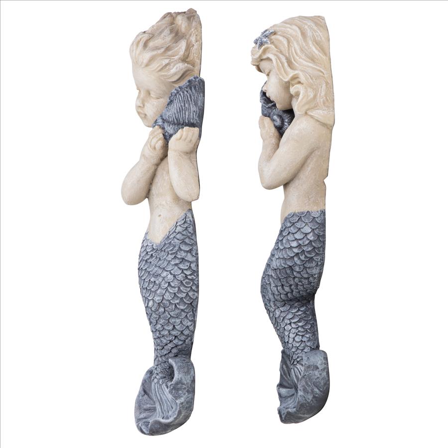 Sounds of the Sea Mermaid Wall Sculpture Set