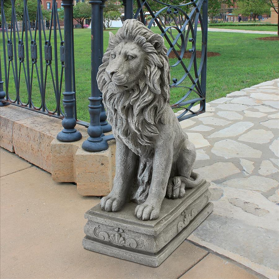 Fouquet Royal Palace Sentinel Lion Statue: Each