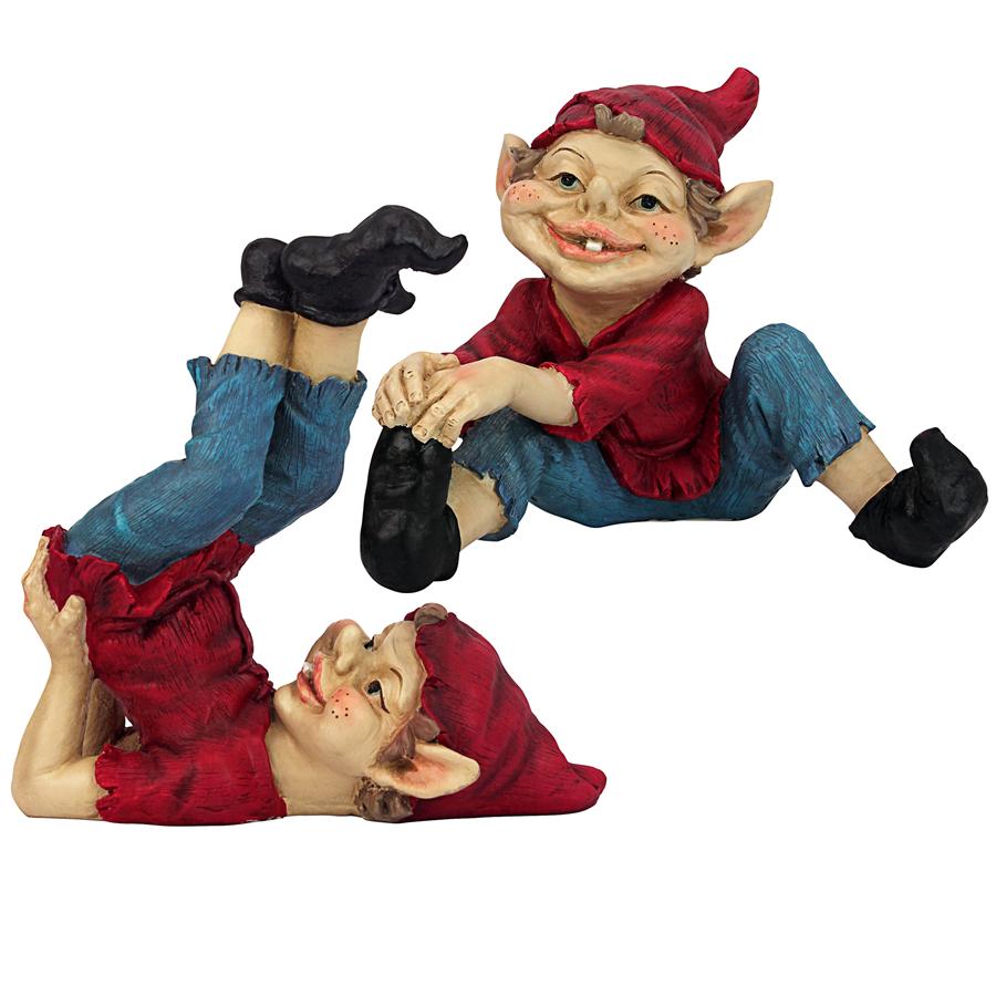 Eccentric Elves Garden Gnome Statues