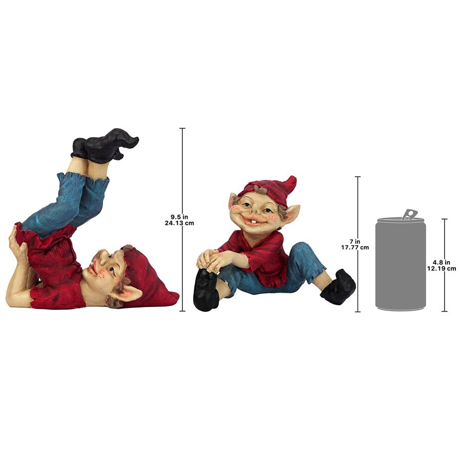 Eccentric Elves Garden Gnome Statues