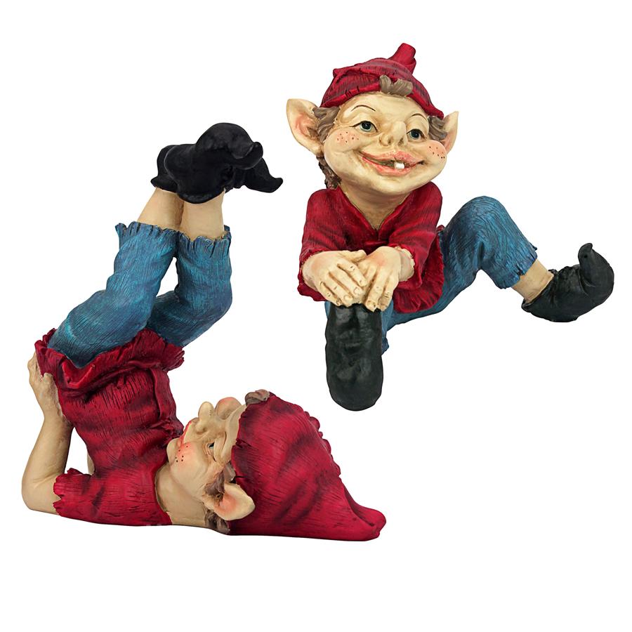 Eccentric Elves Garden Gnome Statues