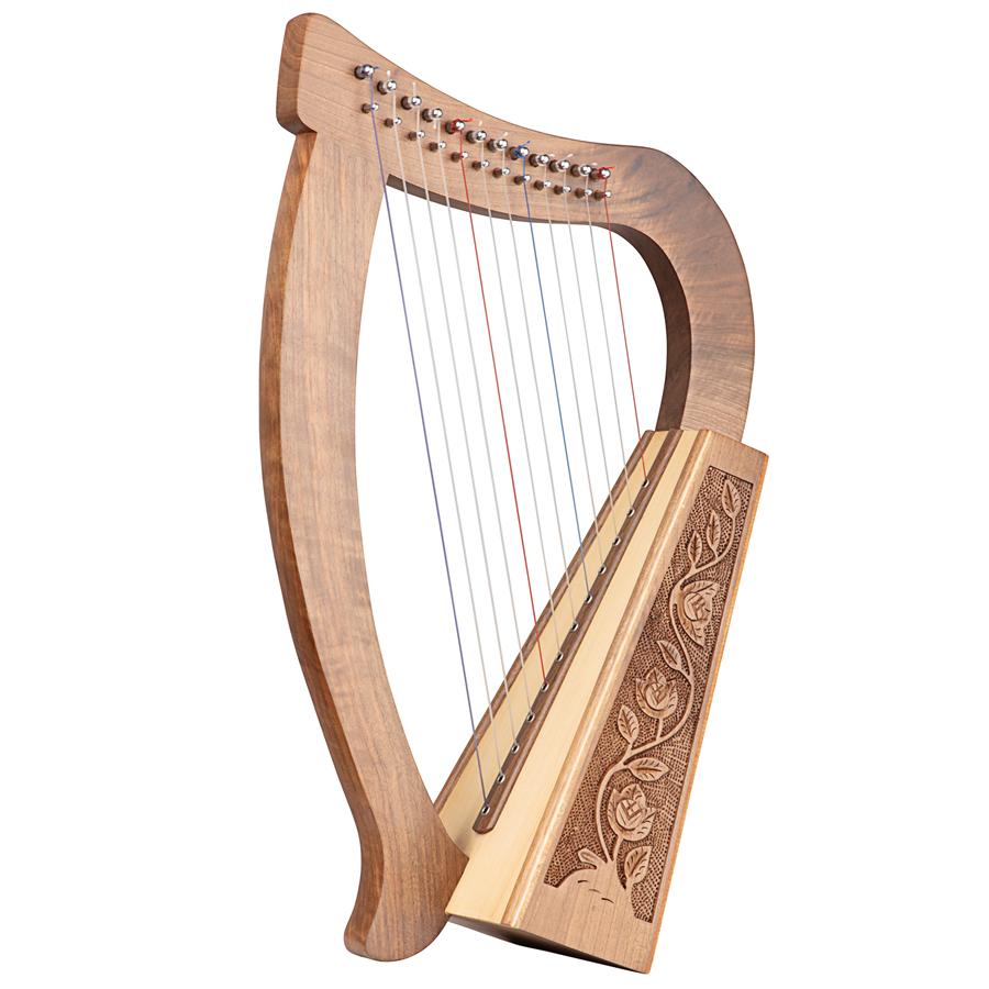 Celtic Walnut 12 String Tara Harp