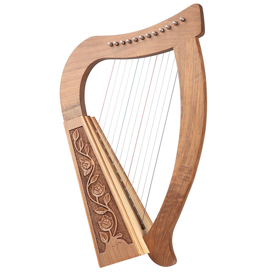 Celtic Walnut 12 String Tara Harp