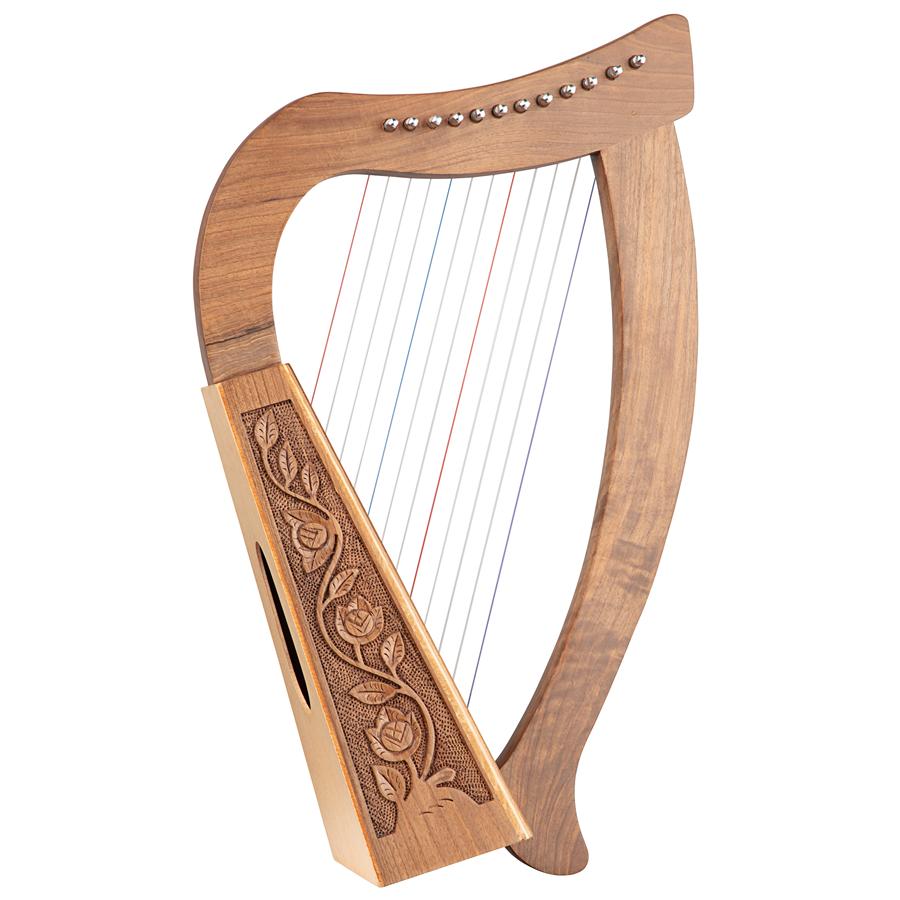 Celtic Walnut 12 String Tara Harp