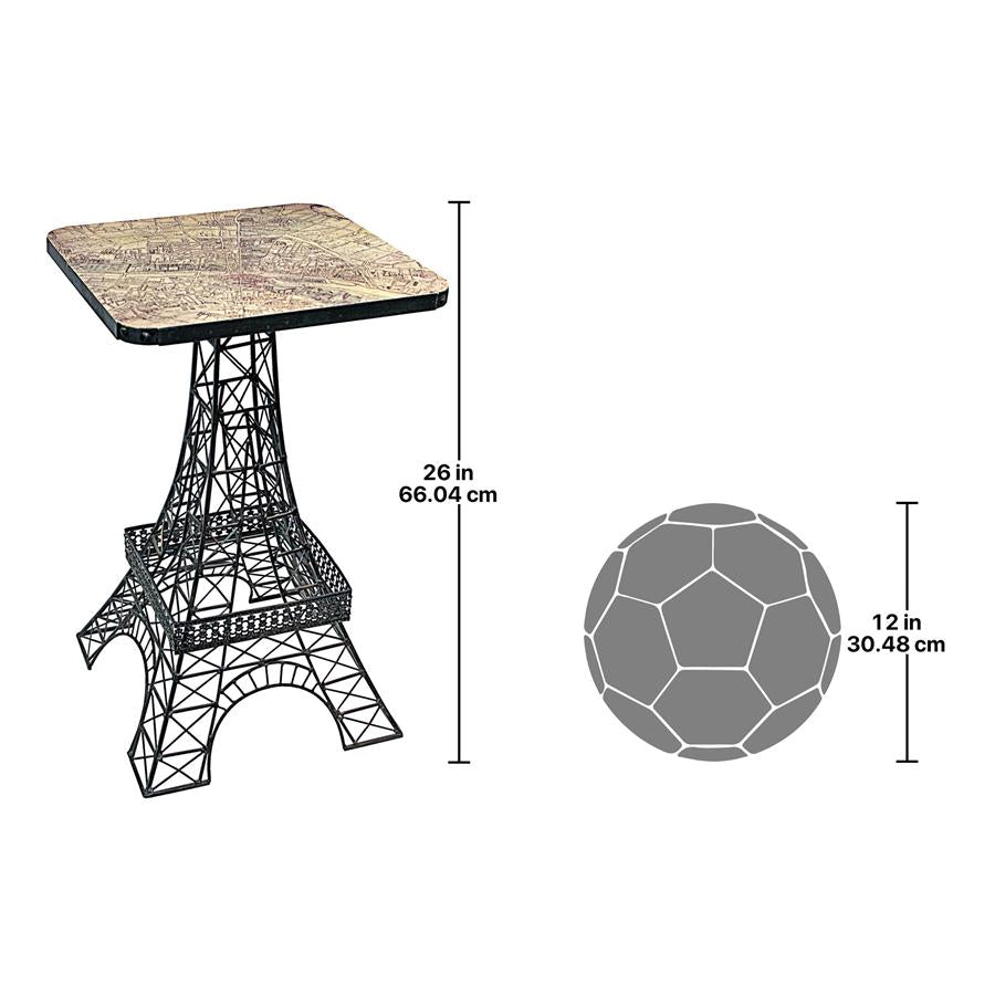 Tour Eiffel Sculptural Metal Side Table