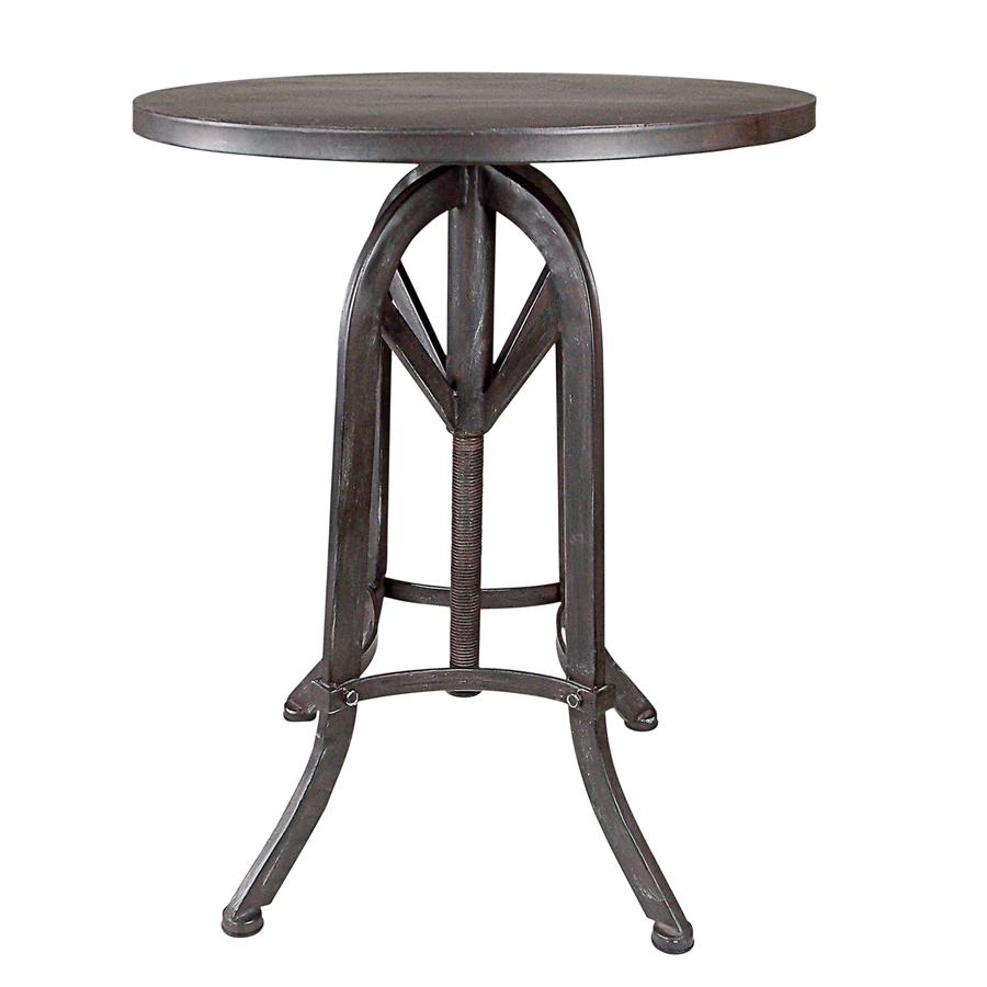 Industrial Revolution Adjustable Height Side Table