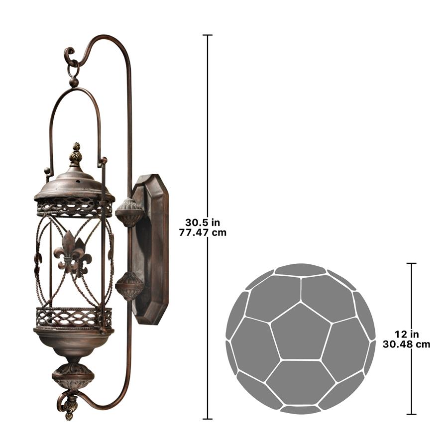 Les Champs Toulon Hanging Pendant Lantern: Each