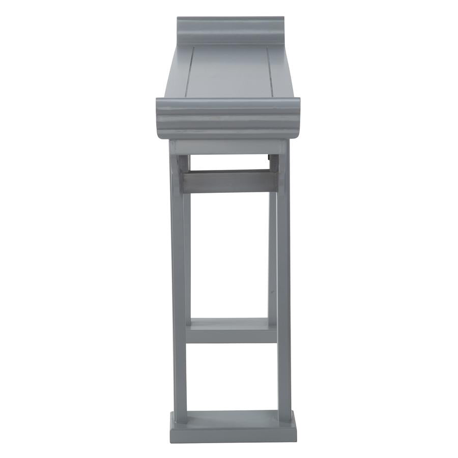 Forbidden City Asian Console Table: Gray