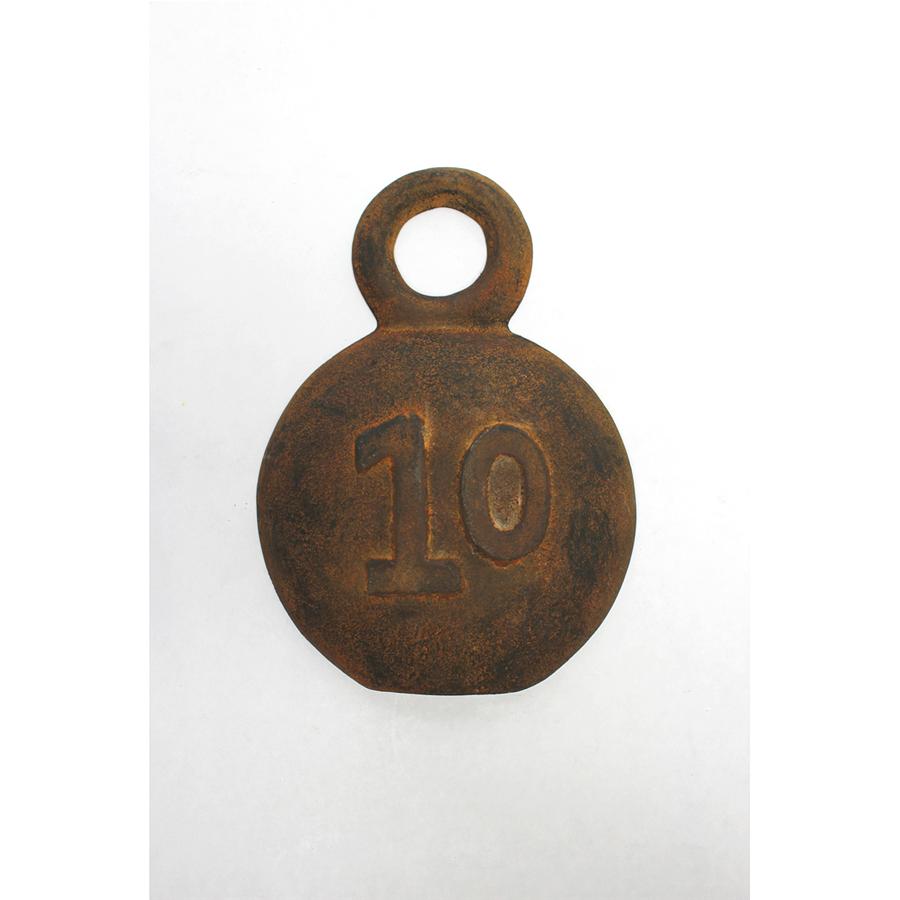 Strongmen Number 10 Cast Iron Industrial Weight