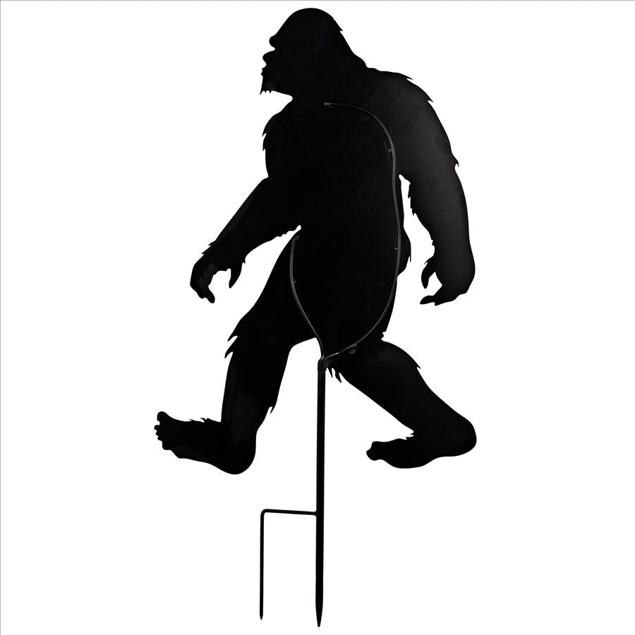 Bigfoot Spotted Metal Silhouette Yeti Garden Stake