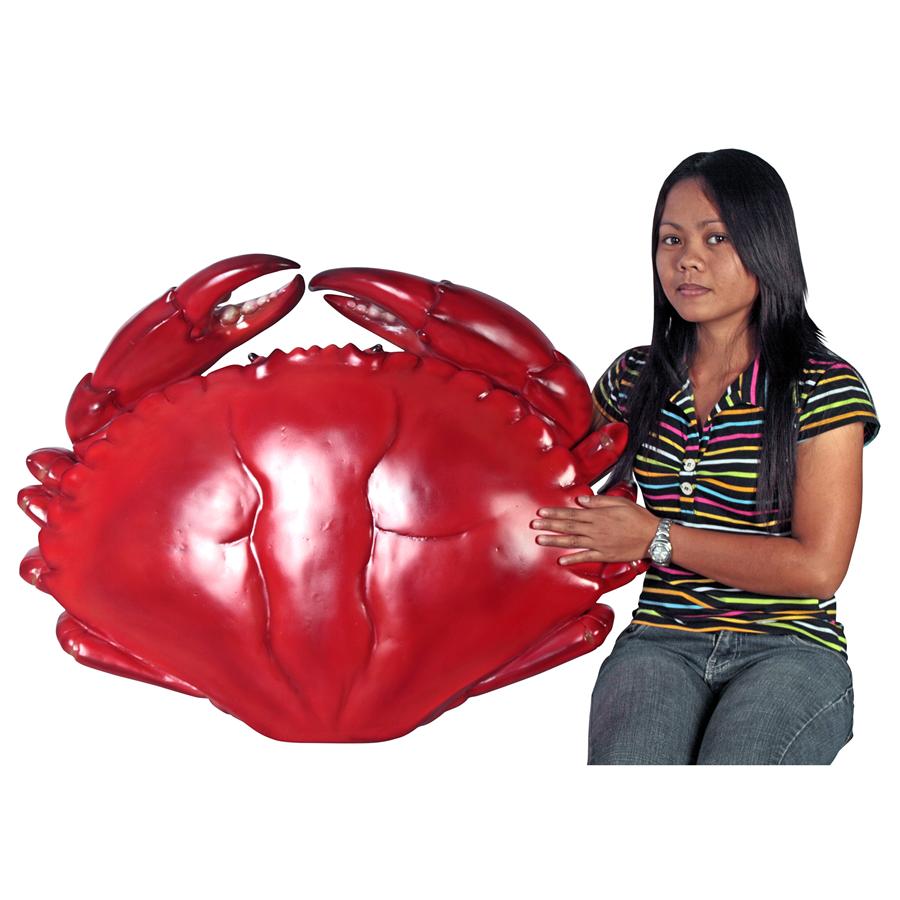 Colossal Crustacean Grand-Scale King Crab Statue