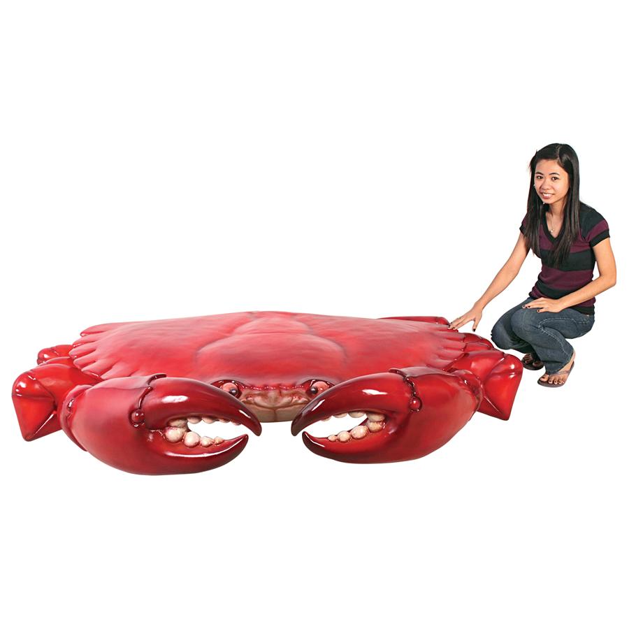 Colossal Crustacean Grand-Scale Giant King Crab Statue