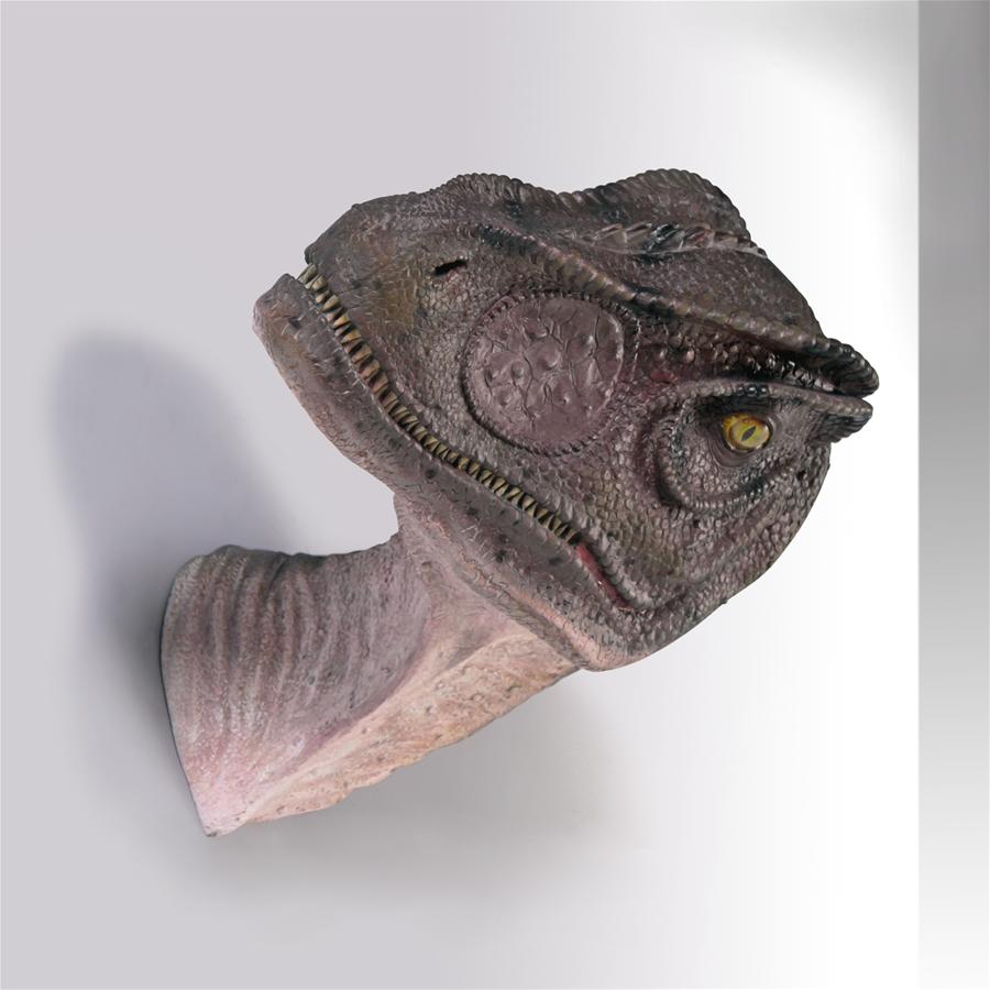 Giant Allosaurus Dinosaur Wall Trophy: Mouth Closed