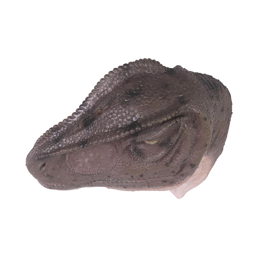 Giant Allosaurus Dinosaur Wall Trophy: Mouth Closed