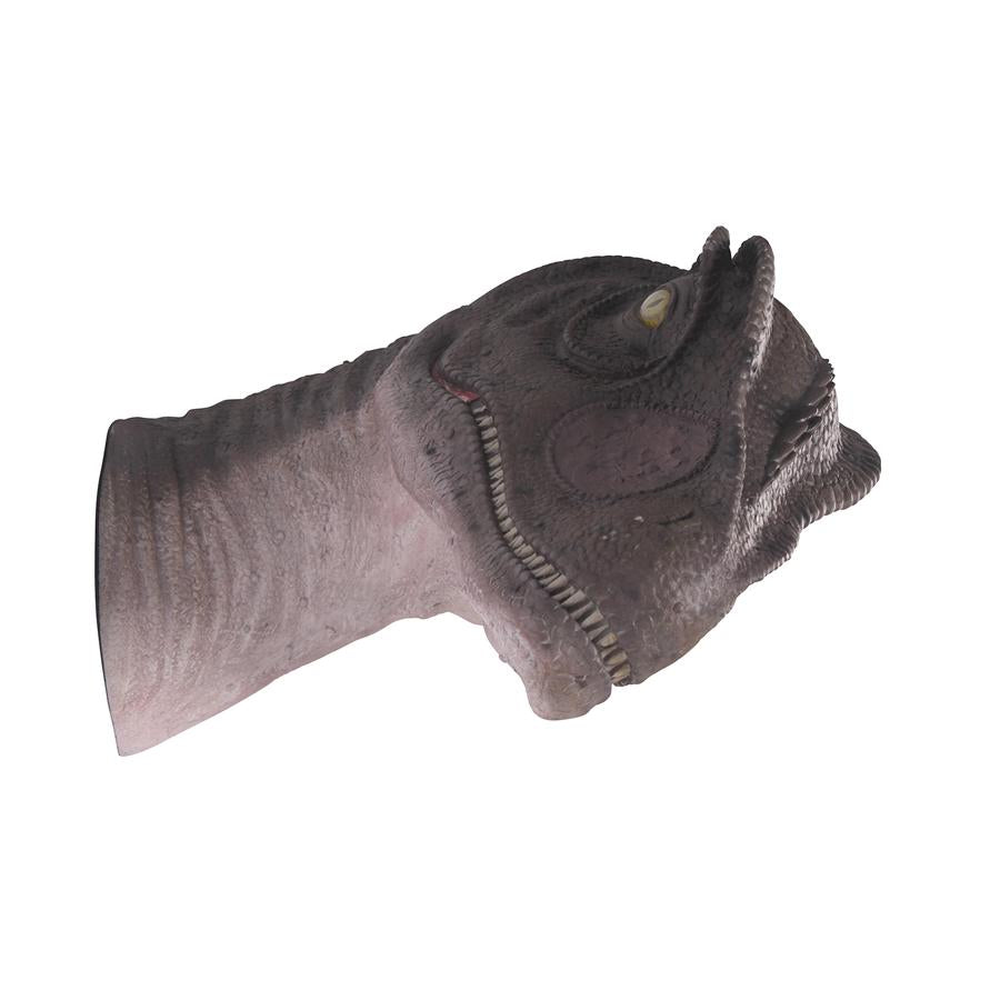 Giant Allosaurus Dinosaur Wall Trophy: Mouth Closed