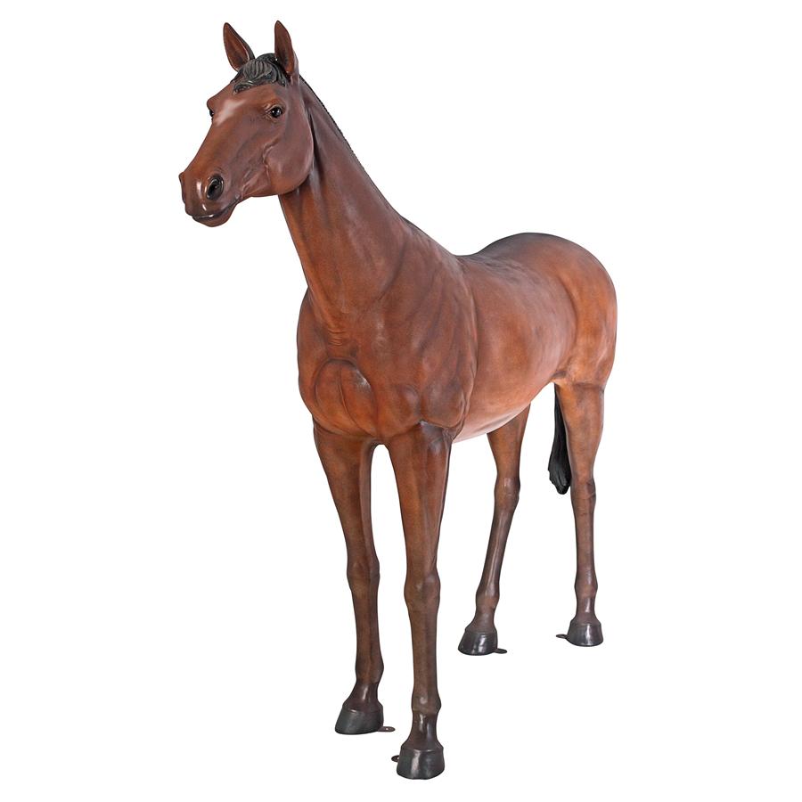 Life-Size Quarter Horse Filly Statue