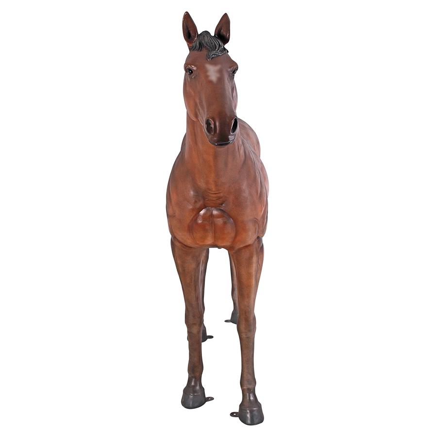 Life-Size Quarter Horse Filly Statue