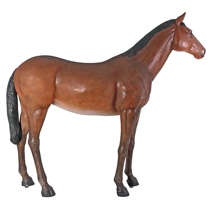 Life-Size Quarter Horse Filly Statue