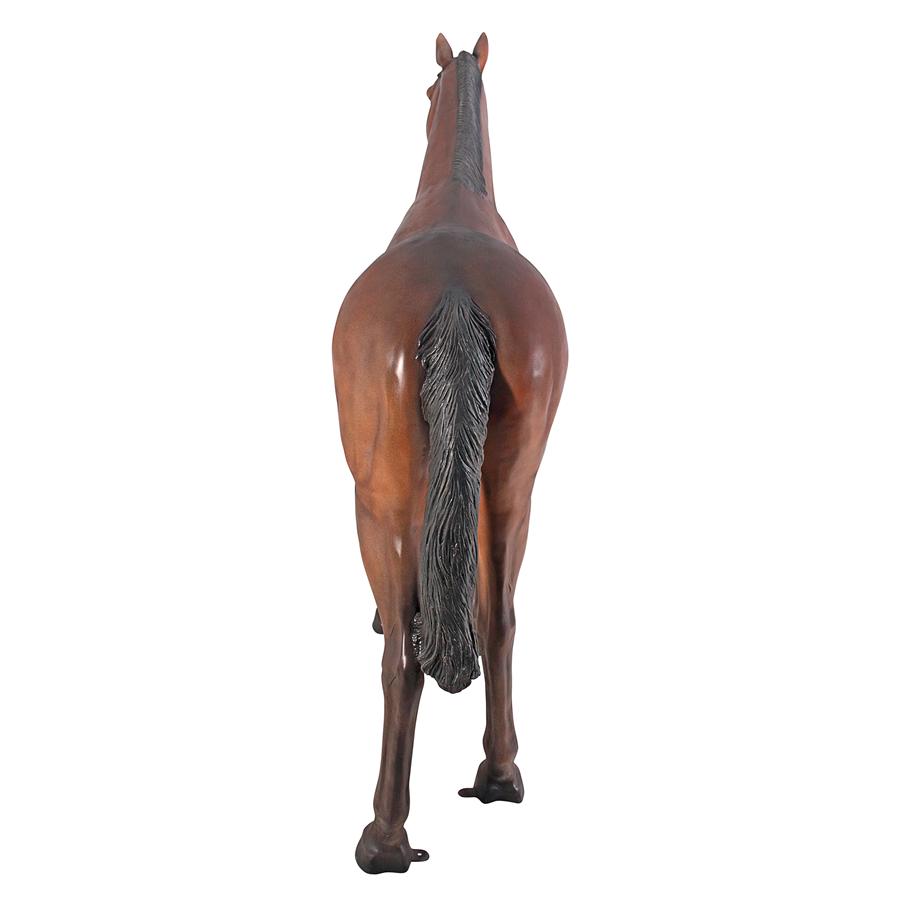 Life-Size Quarter Horse Filly Statue