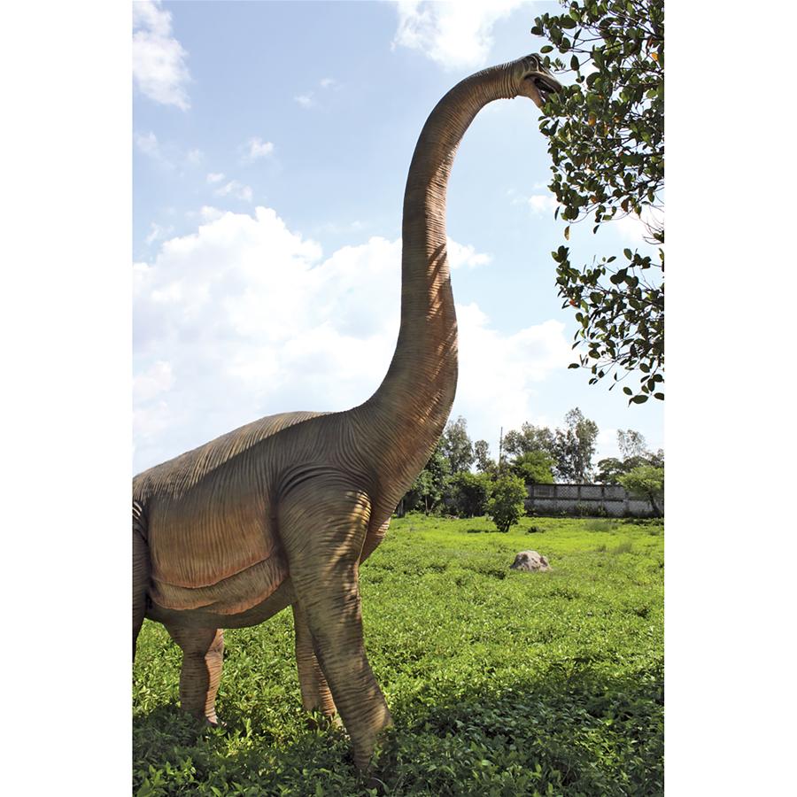 Jurassic-Sized Brachiosaurus Dinosaur Statue