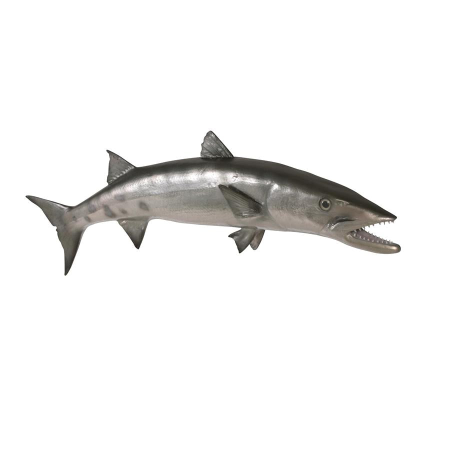 Barracuda Wall Mount Fish Trophy Sculpture