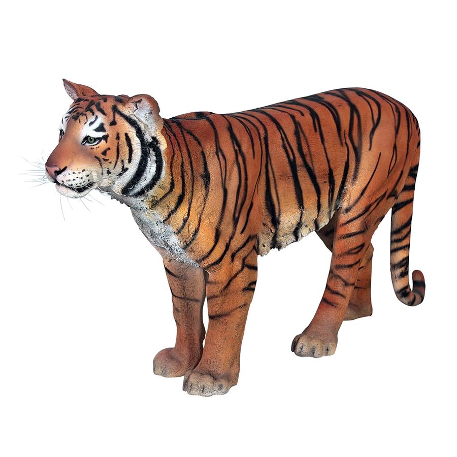 Powerful Pounce: Sumatran Tiger Statue