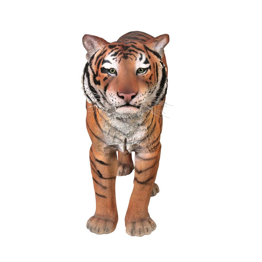 Powerful Pounce: Sumatran Tiger Statue