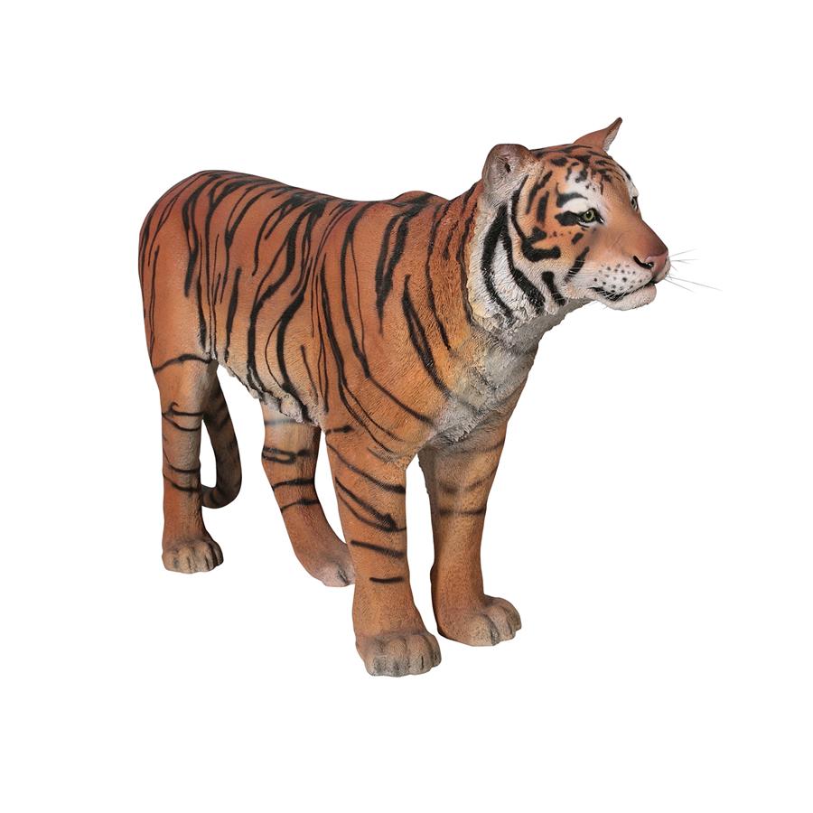 Powerful Pounce: Sumatran Tiger Statue