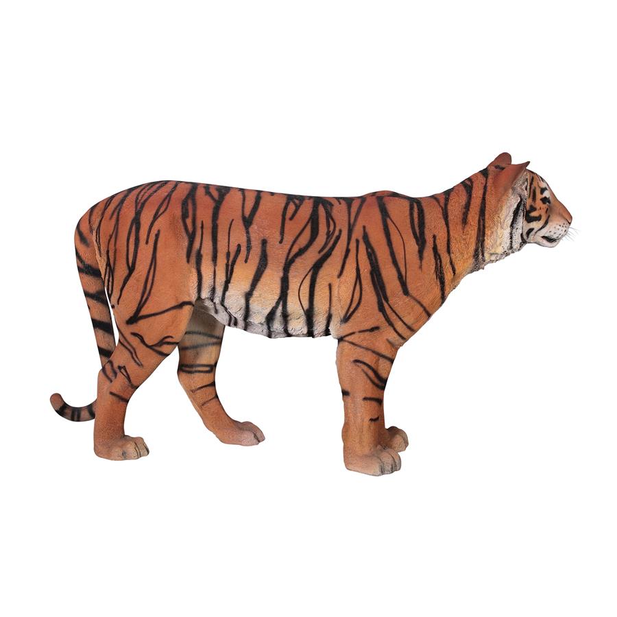 Powerful Pounce: Sumatran Tiger Statue