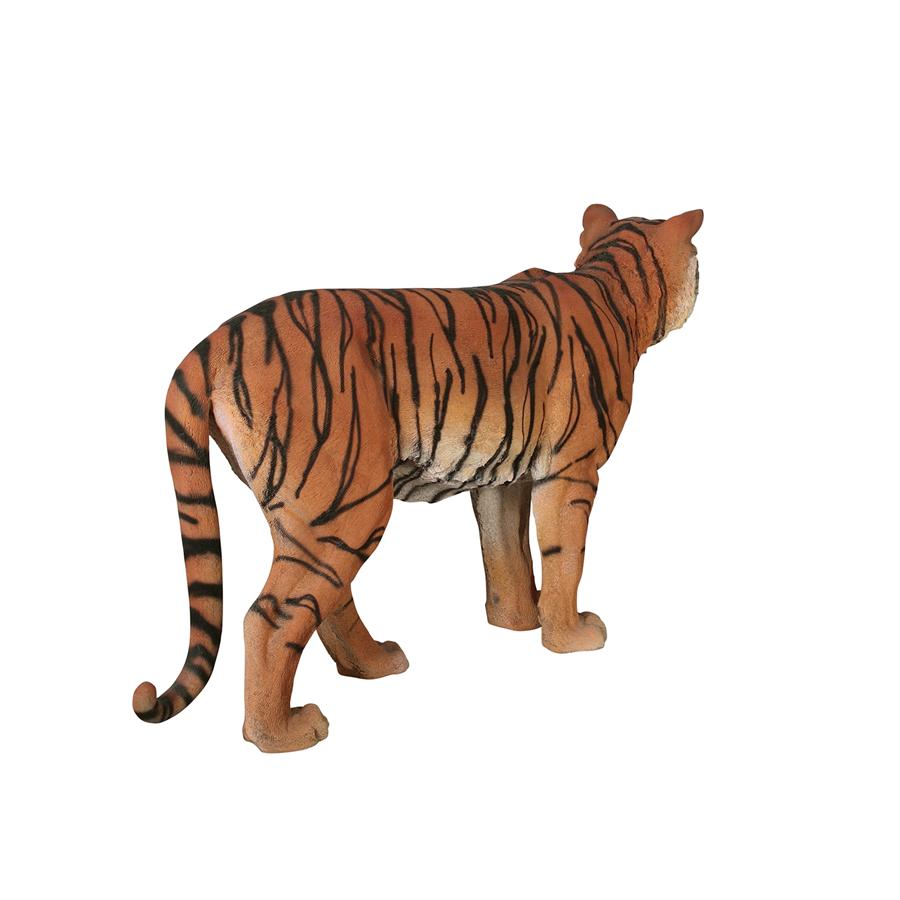 Powerful Pounce: Sumatran Tiger Statue