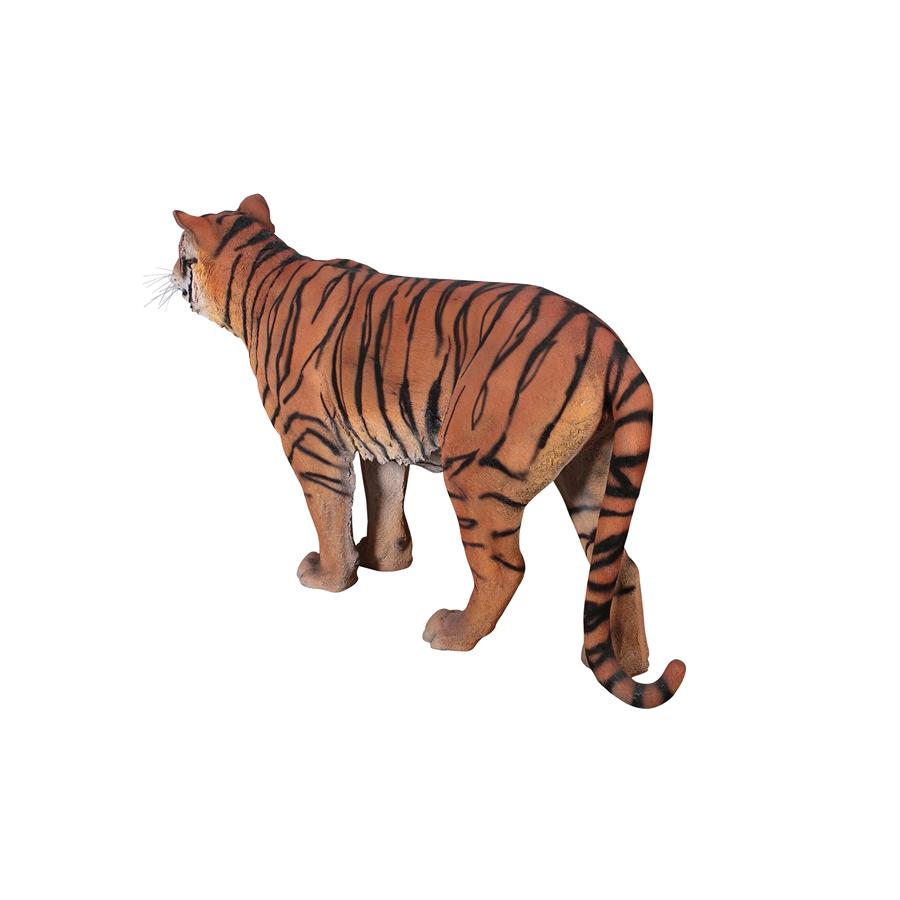 Powerful Pounce: Sumatran Tiger Statue