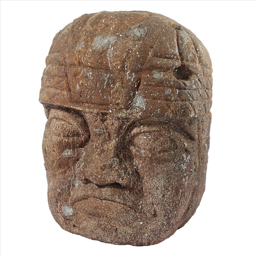 Grand Megalithic Olmec Head Statue