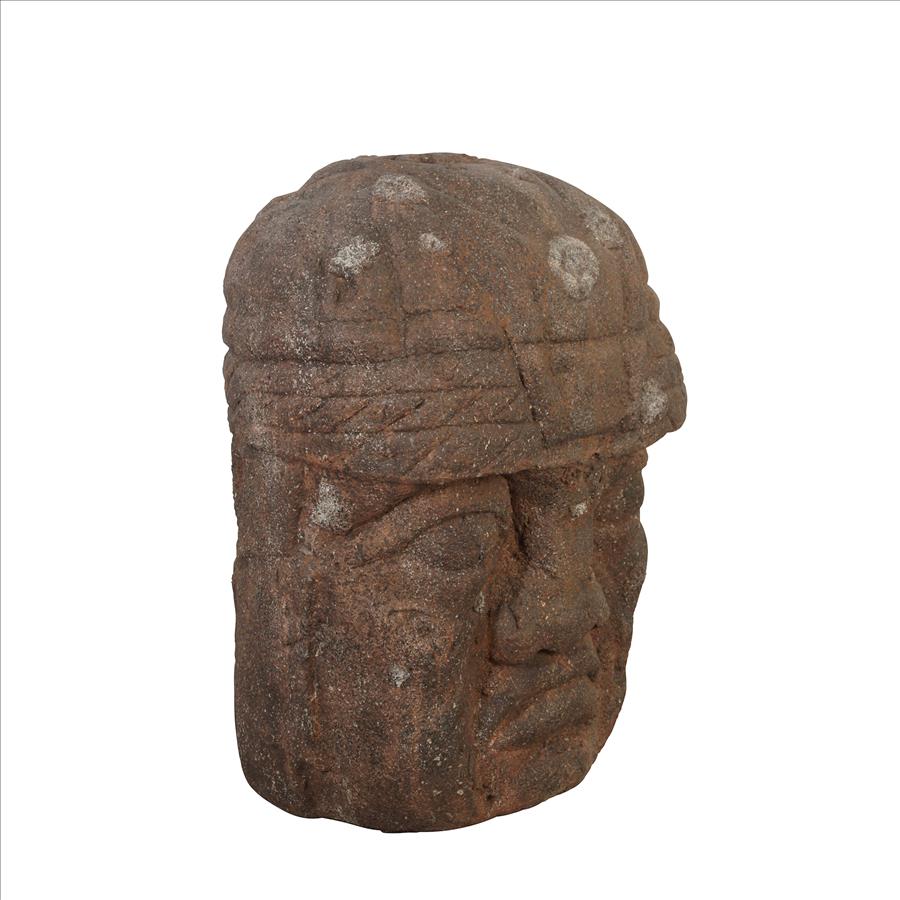 Grand Megalithic Olmec Head Statue