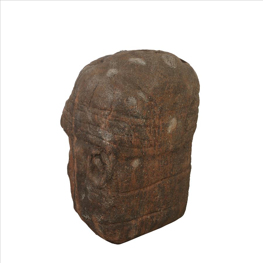 Grand Megalithic Olmec Head Statue