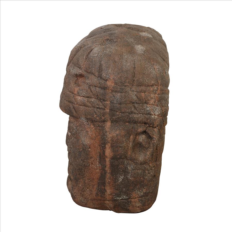 Grand Megalithic Olmec Head Statue