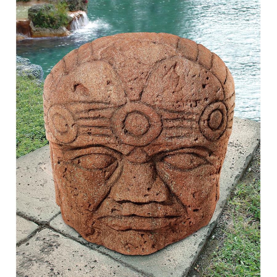 Colossal Megalithic Olmec Head Statue