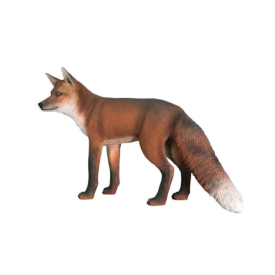 European Red Fox Garden Statue