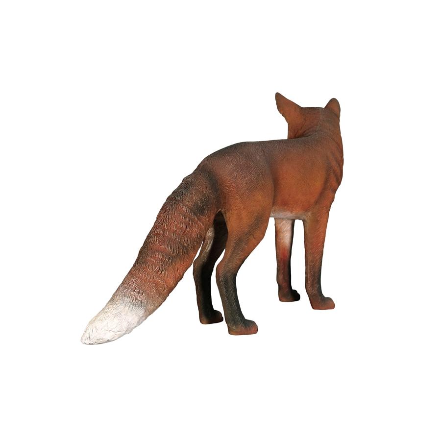 European Red Fox Garden Statue