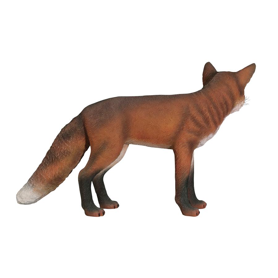 European Red Fox Garden Statue