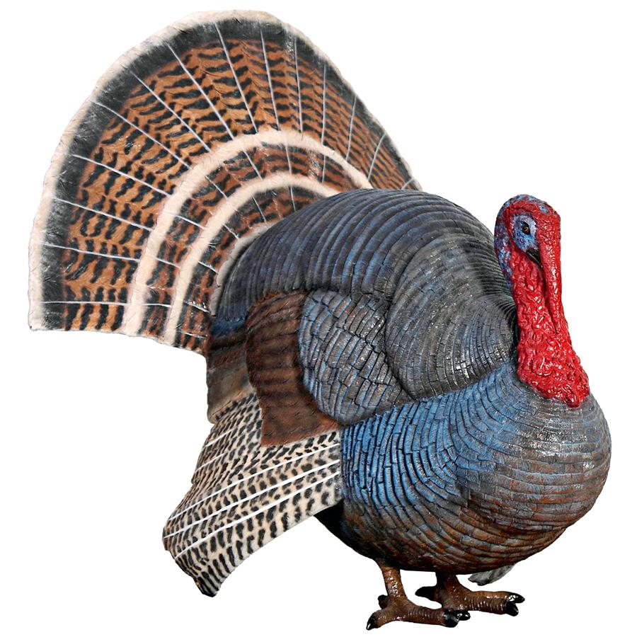 Wild Tom Turkey Grand Scale Animal Statue