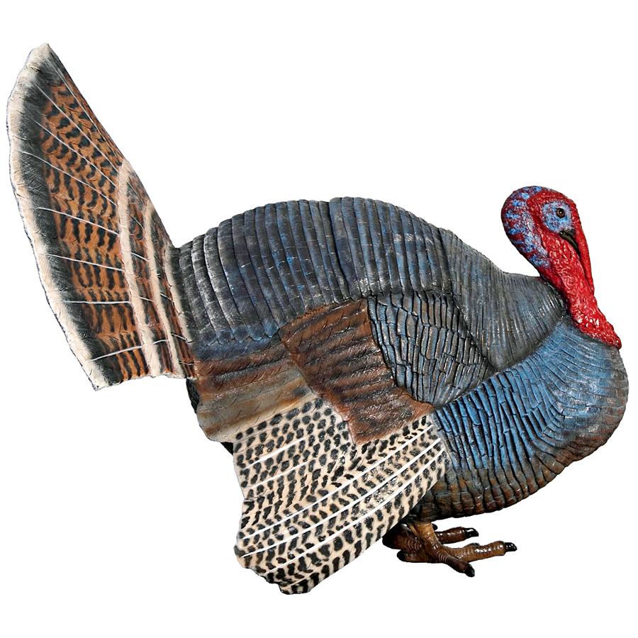 Wild Tom Turkey Grand Scale Animal Statue