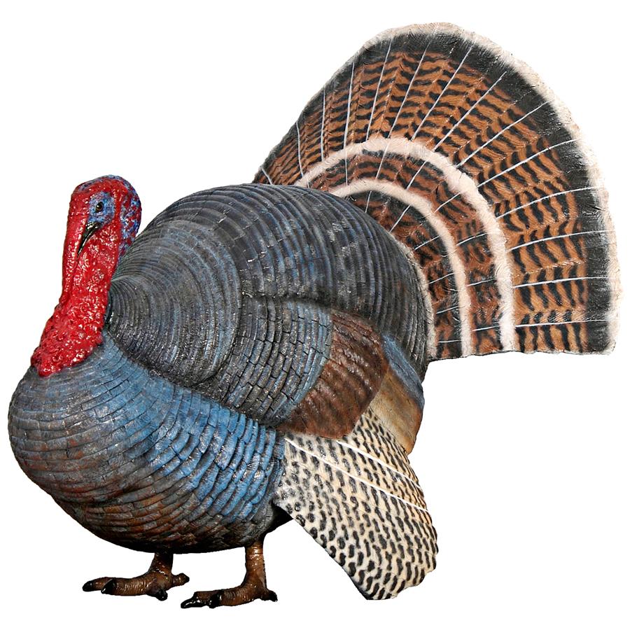 Wild Tom Turkey Grand Scale Animal Statue