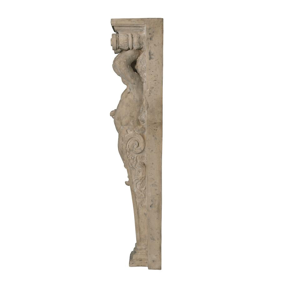 Fontainebleau Winged Cherub Architectural Pilaster: Right