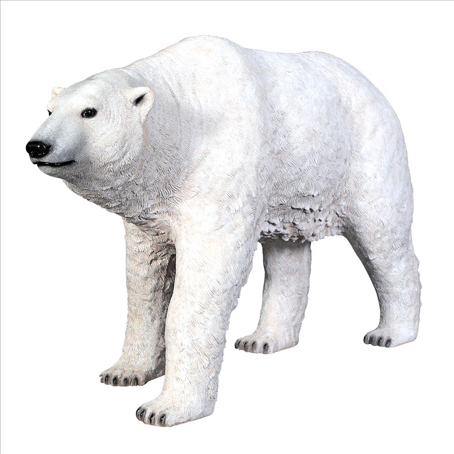The Polar Bear on the Prowl Statue