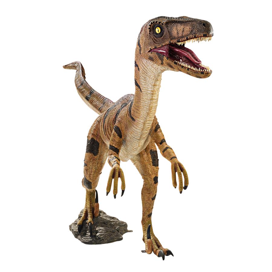 Velociraptor Jurassic-sized Dinosaur Statue