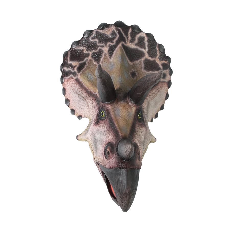 Giant Triceratops Dinosaur Wall Trophy