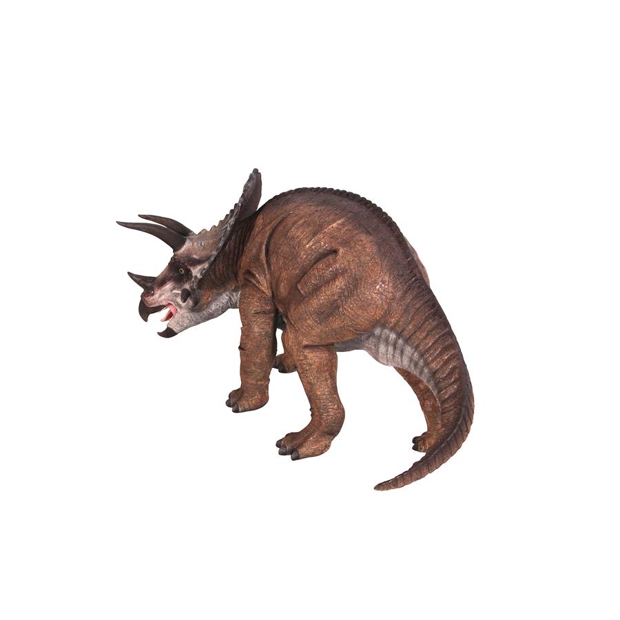 Triceratops Scaled Dinosaur Statue