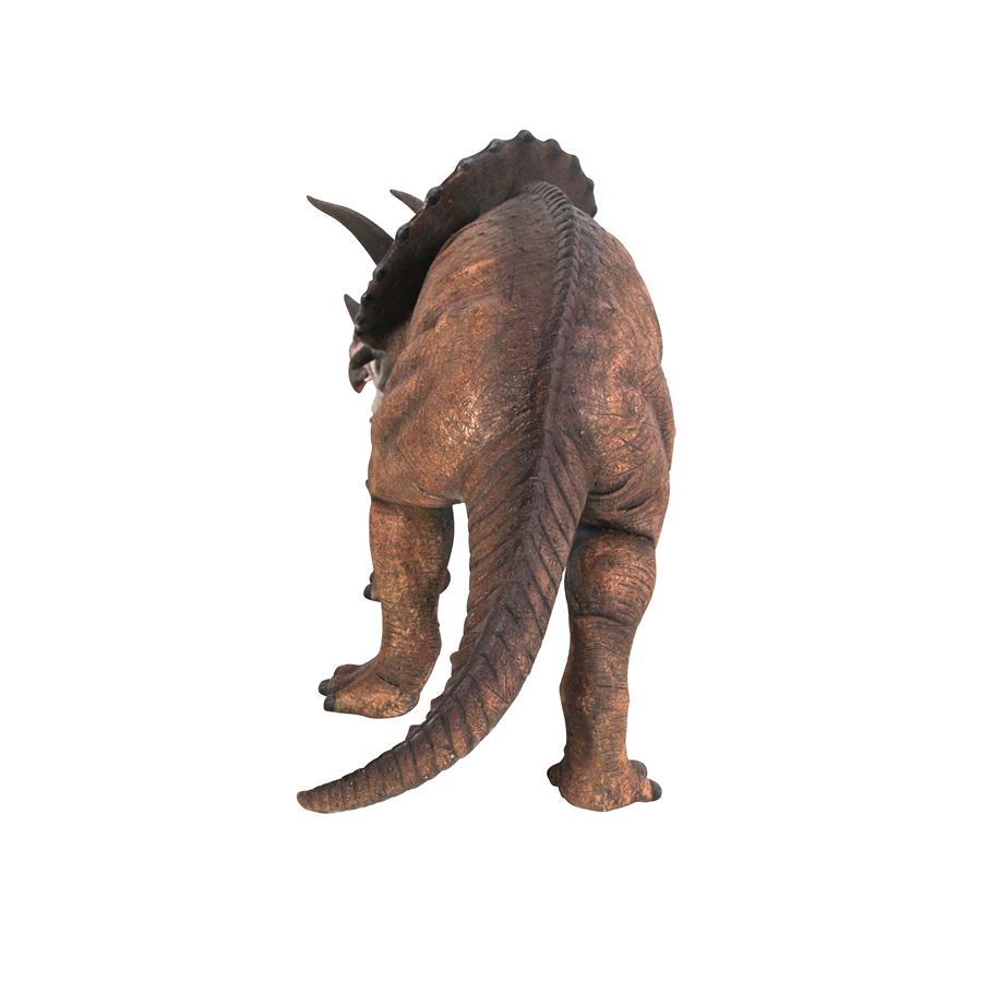 Triceratops Scaled Dinosaur Statue